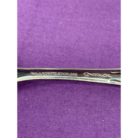 Oneida Fenway Stainless Flatware (4) 6.5" Salad Fork Discontinued Made1991 to 20 - Picture 5 of 6